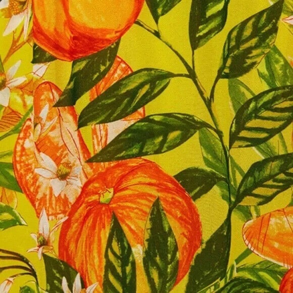 🥭FARM RIO Tangerines Ruffled Midi Dress - Picture 10 of 17